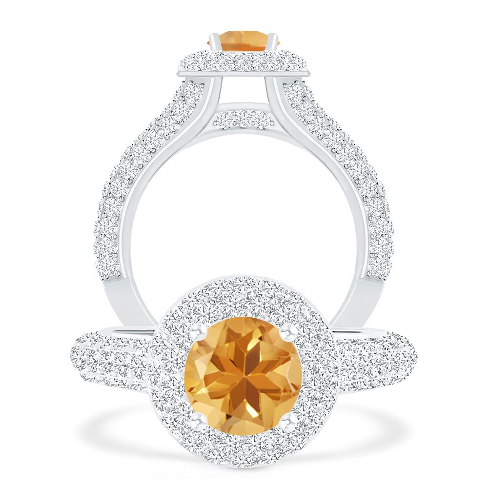 White Gold - Citrine