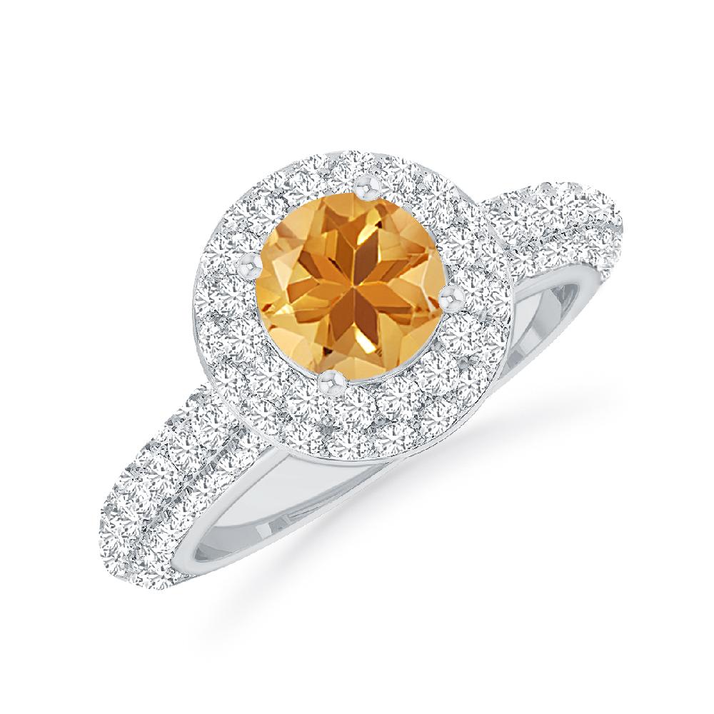 White Gold - Citrine