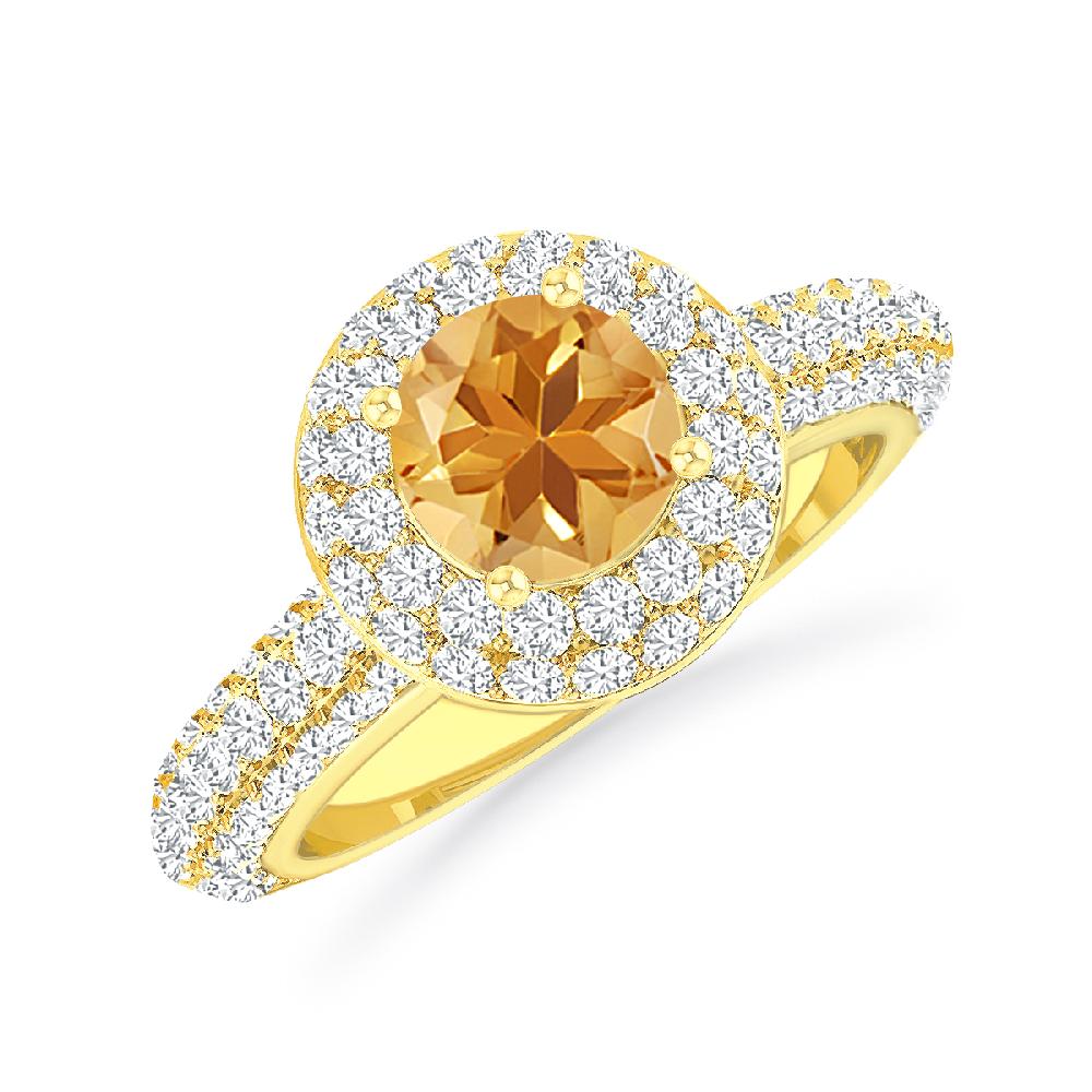 Yellow Gold - Citrine