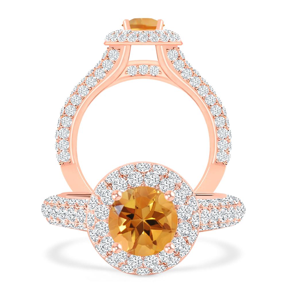 Rose Gold - Citrine