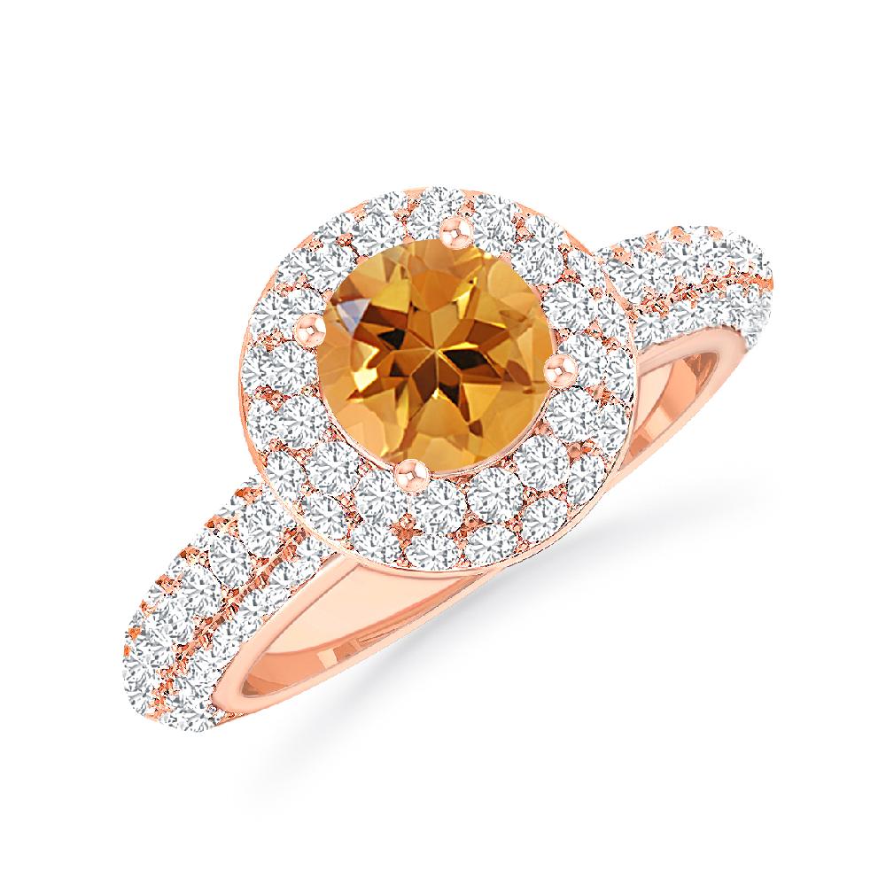 Rose Gold - Citrine