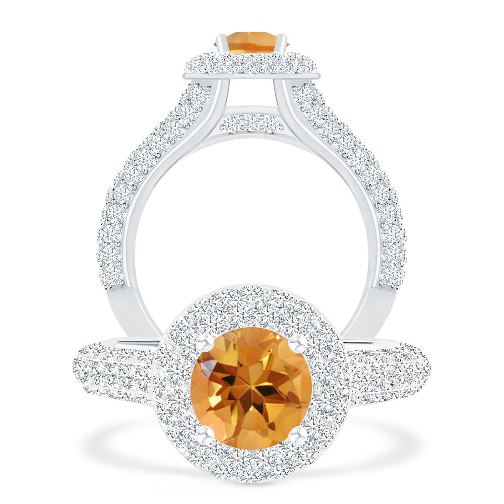 White Gold - Citrine