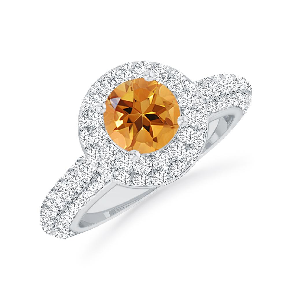 White Gold - Citrine