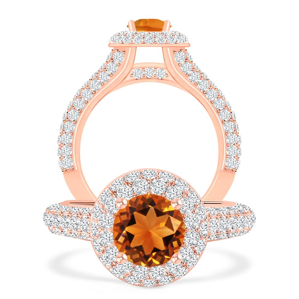 Rose Gold - Citrine