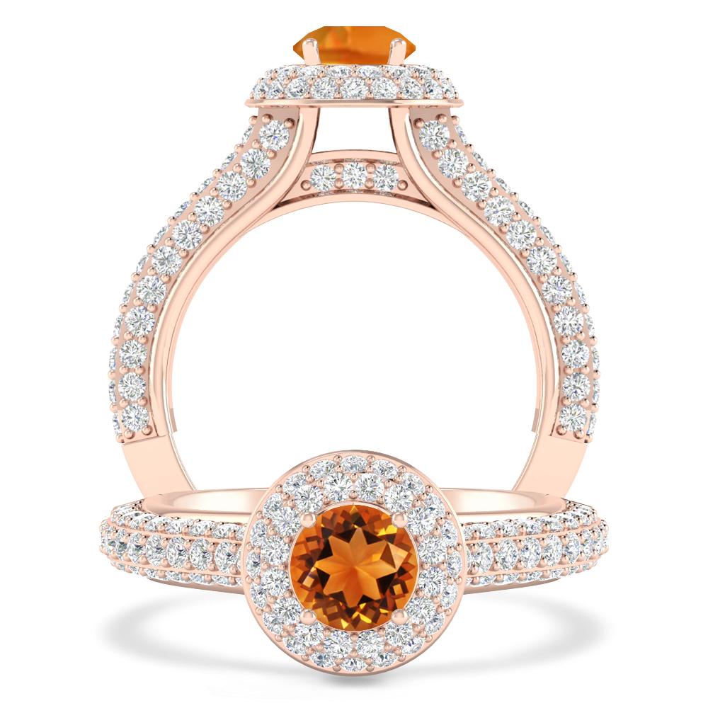 Rose Gold - Citrine