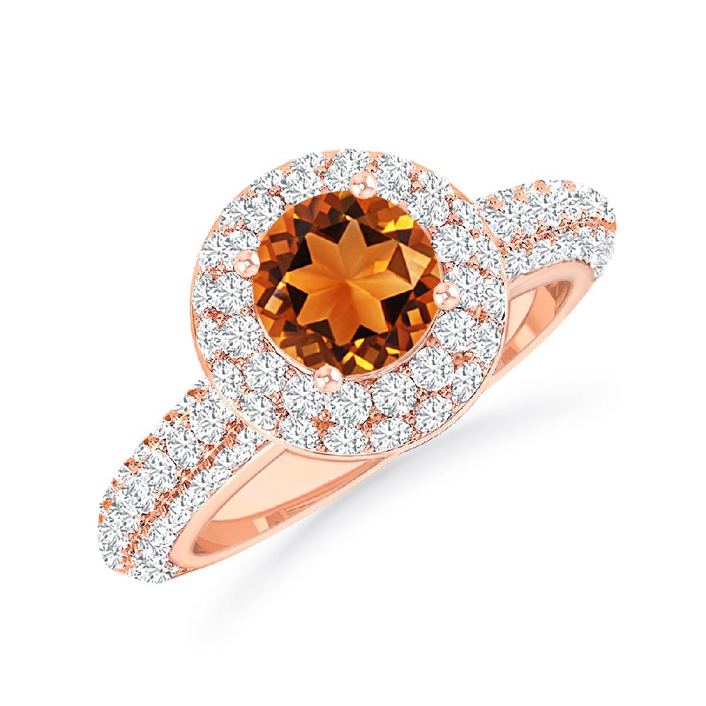 Rose Gold - Citrine