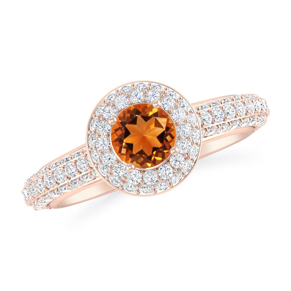 Rose Gold - Citrine