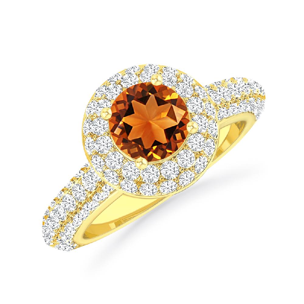 Yellow Gold - Citrine