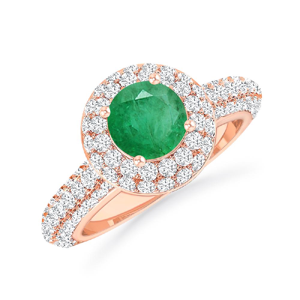 Rose Gold - Emerald