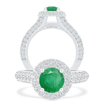 White Gold - Emerald