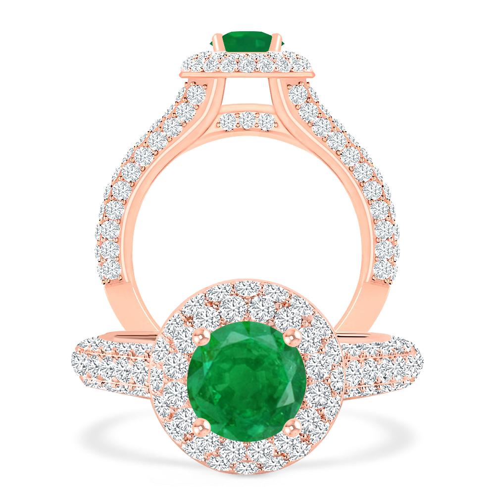 Rose Gold - Emerald