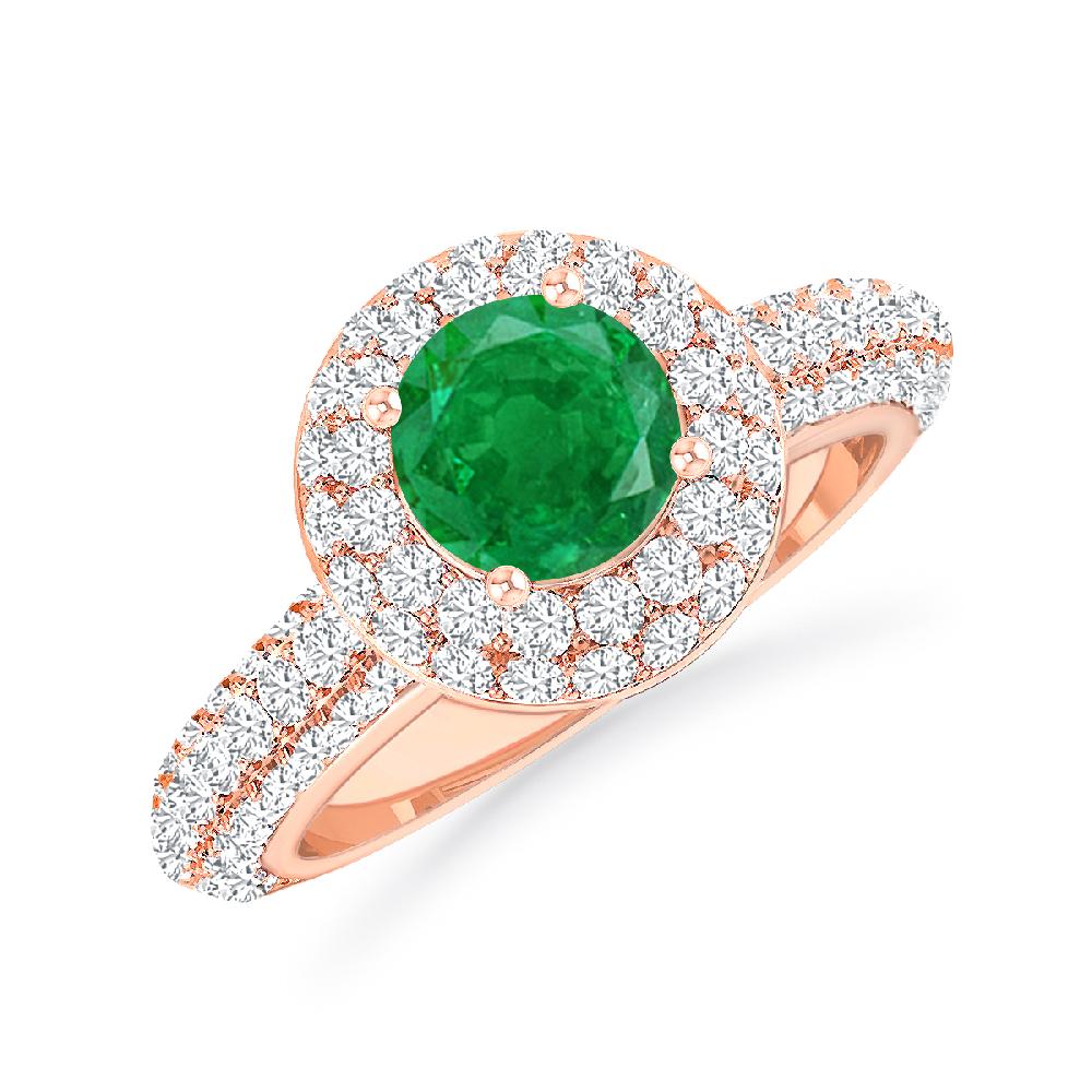 Rose Gold - Emerald