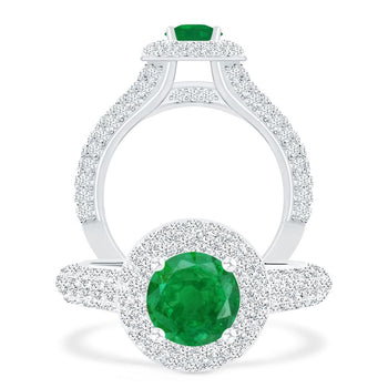 White Gold - Emerald