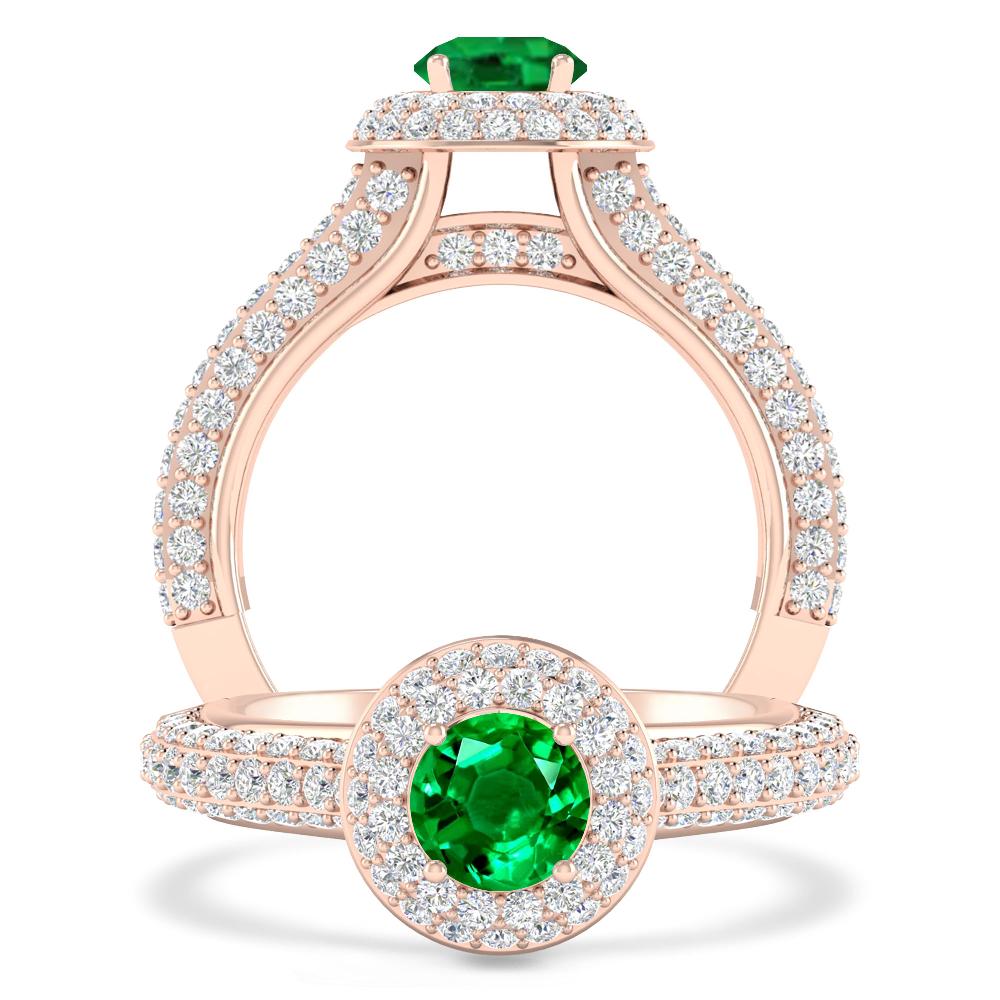 Rose Gold - Emerald