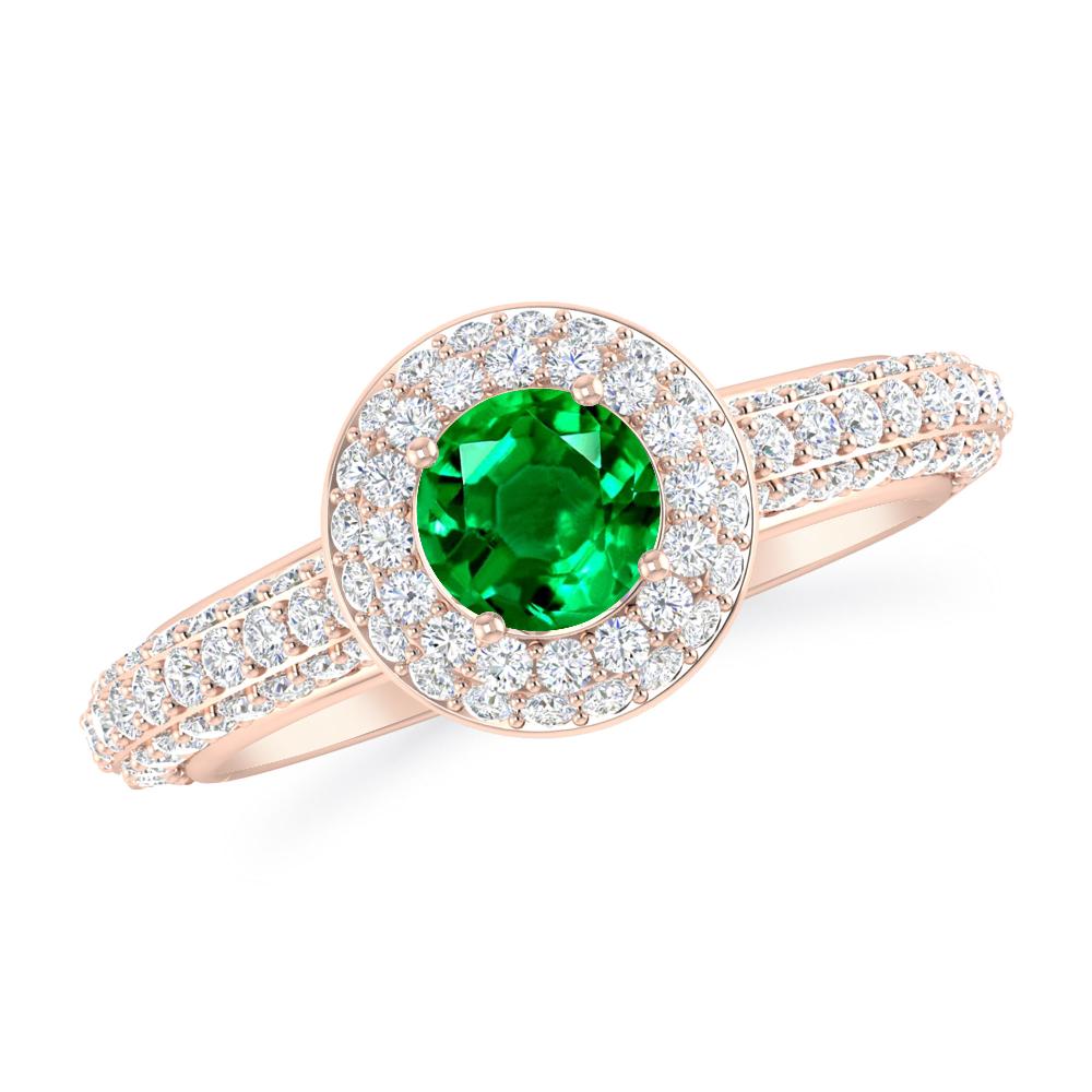 Rose Gold - Emerald