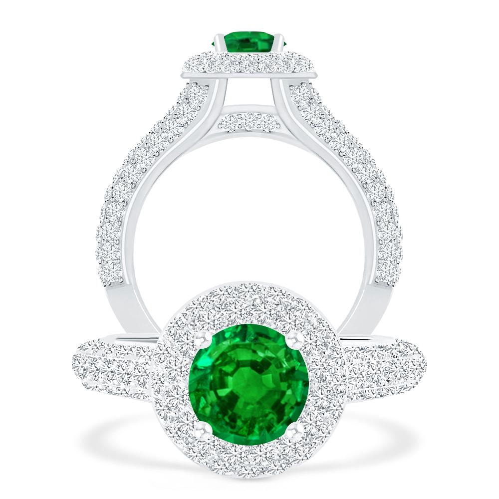 White Gold - Emerald