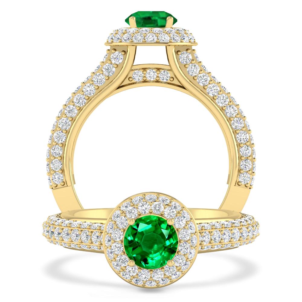 Yellow Gold - Emerald