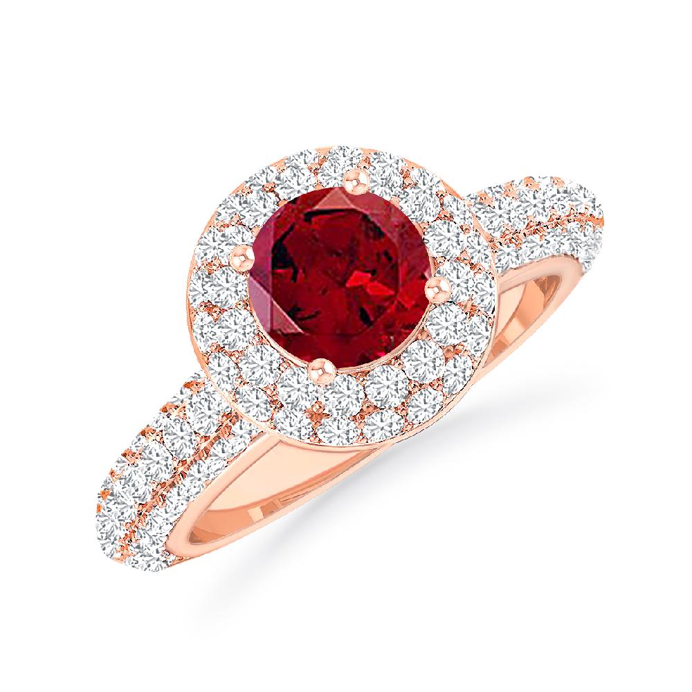 Rose Gold - Garnet