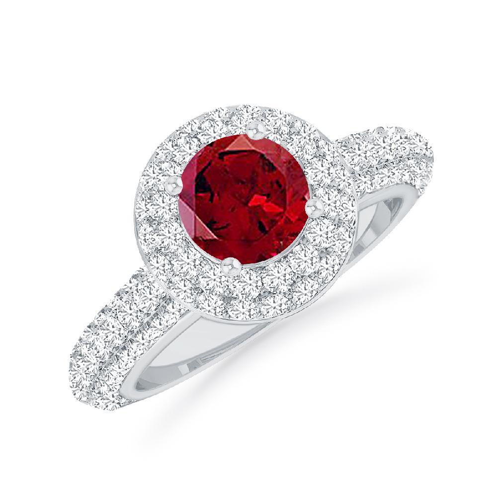 White Gold - Garnet