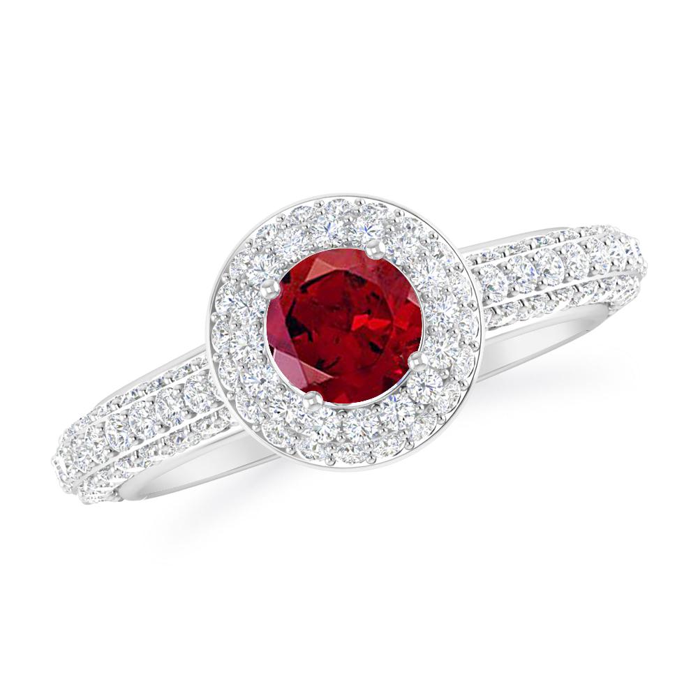 White Gold - Garnet