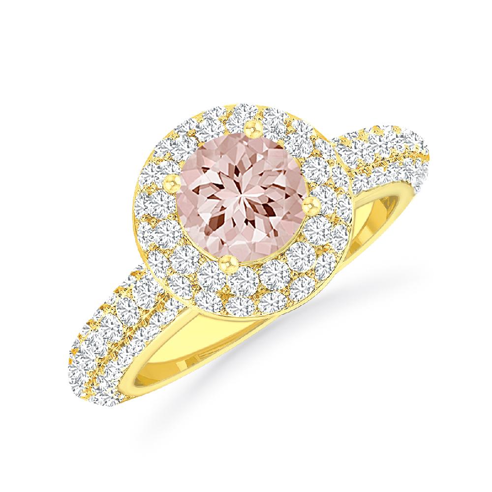 Yellow Gold - Morganite