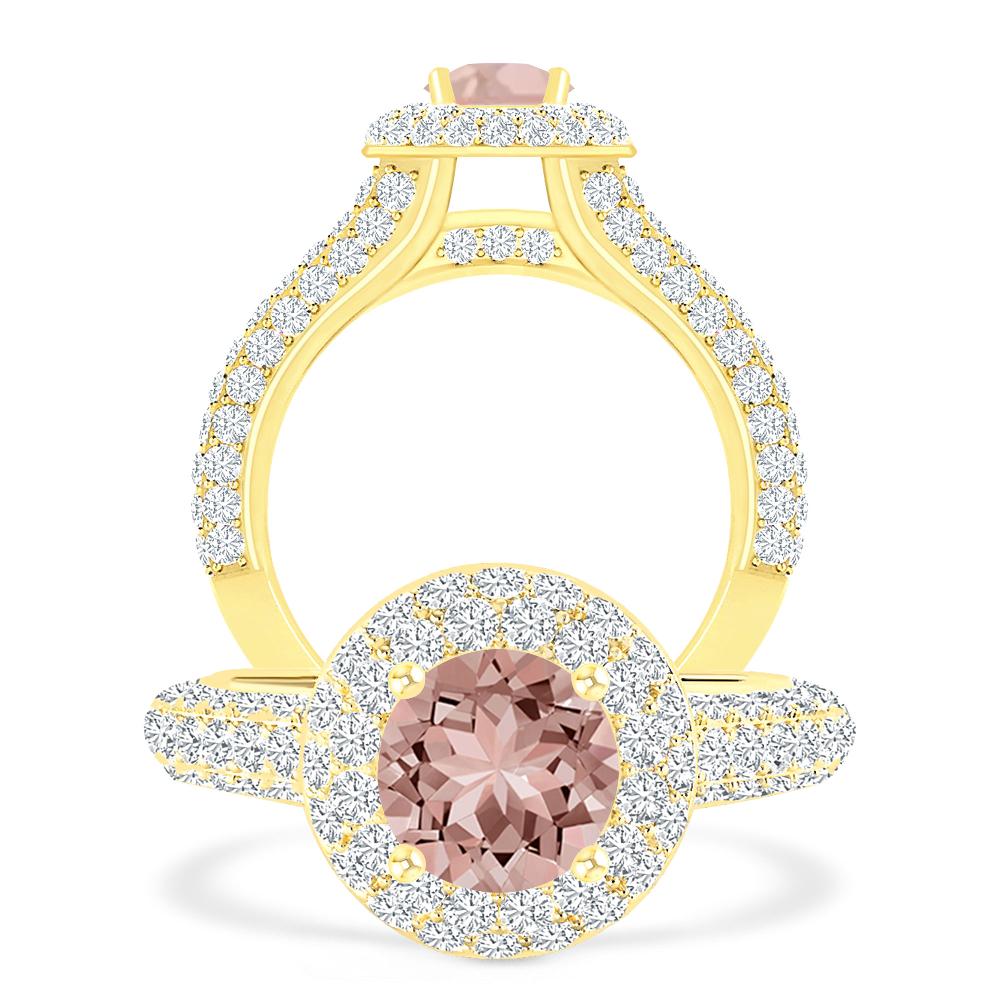 Yellow Gold - Morganite