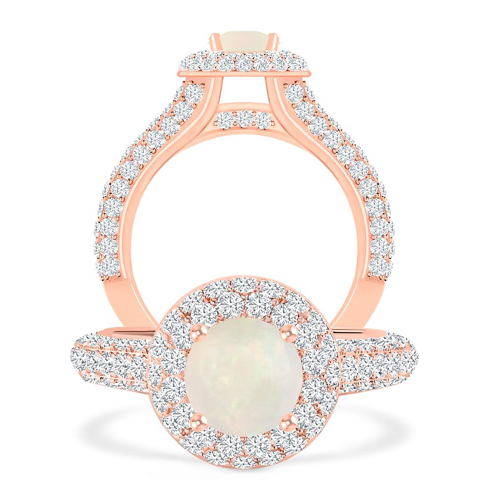 Rose Gold - Opal