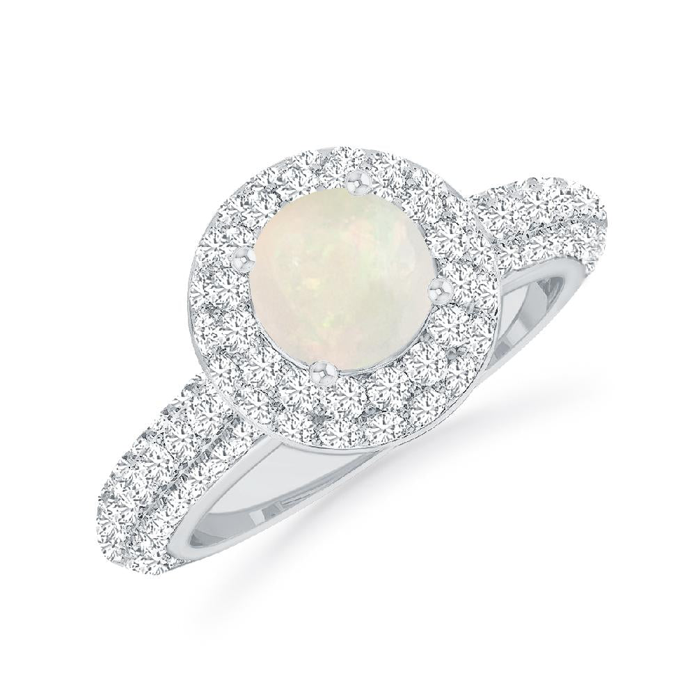 White Gold - Opal