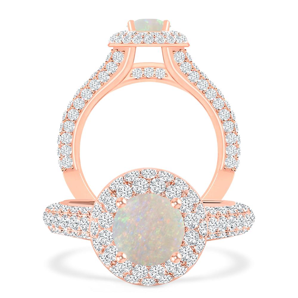 Rose Gold - Opal