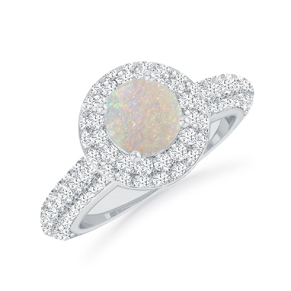 White Gold - Opal