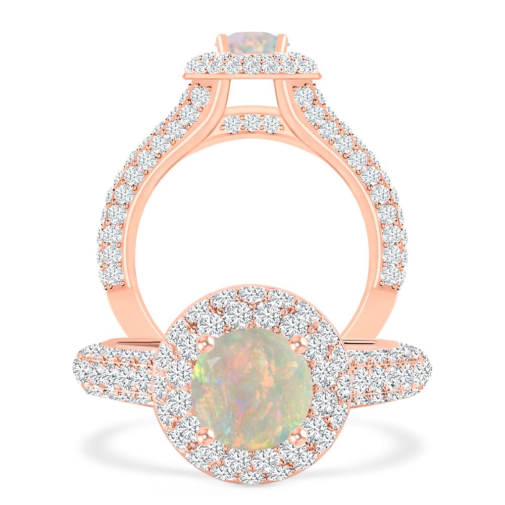 Rose Gold - Opal