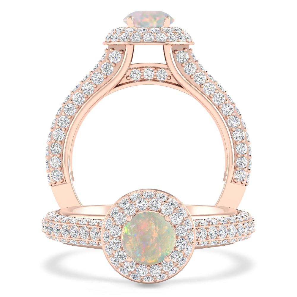 Rose Gold - Opal