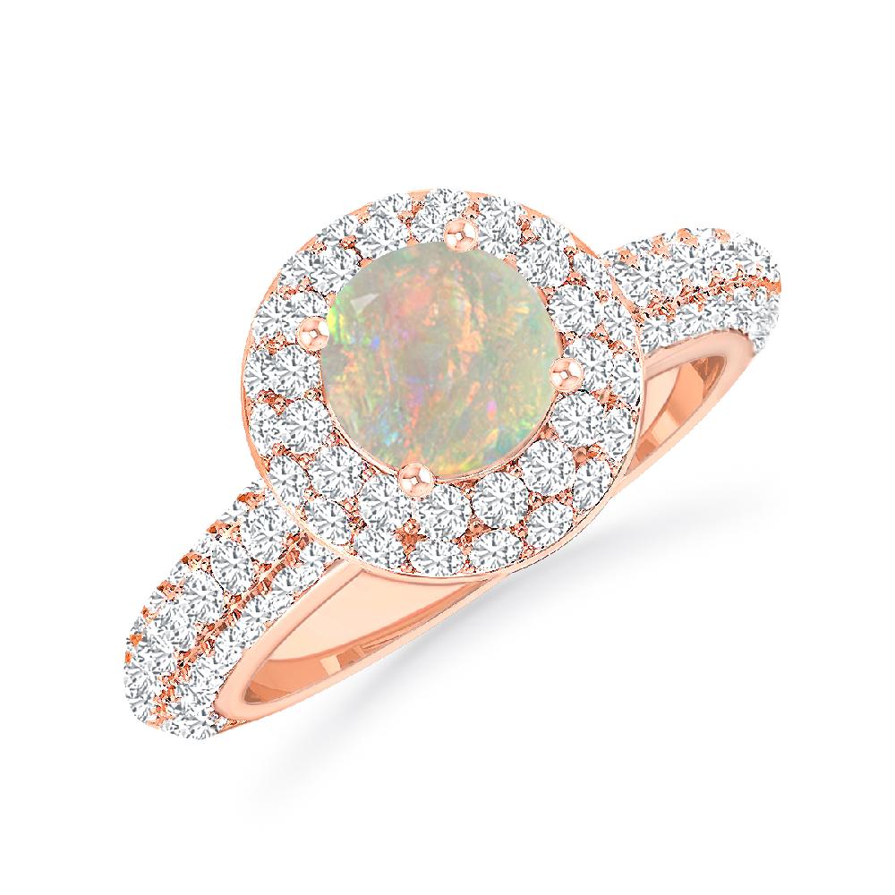 Rose Gold - Opal