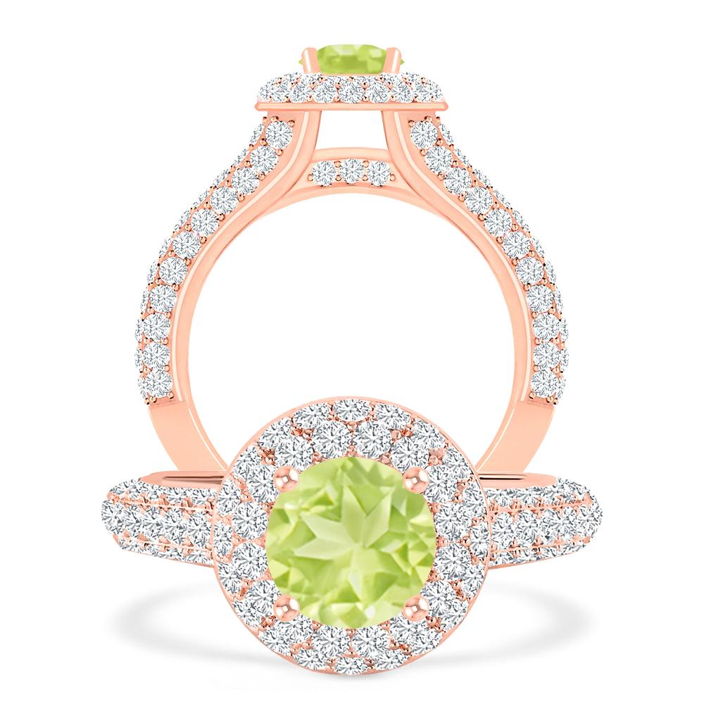 Rose Gold - Peridot