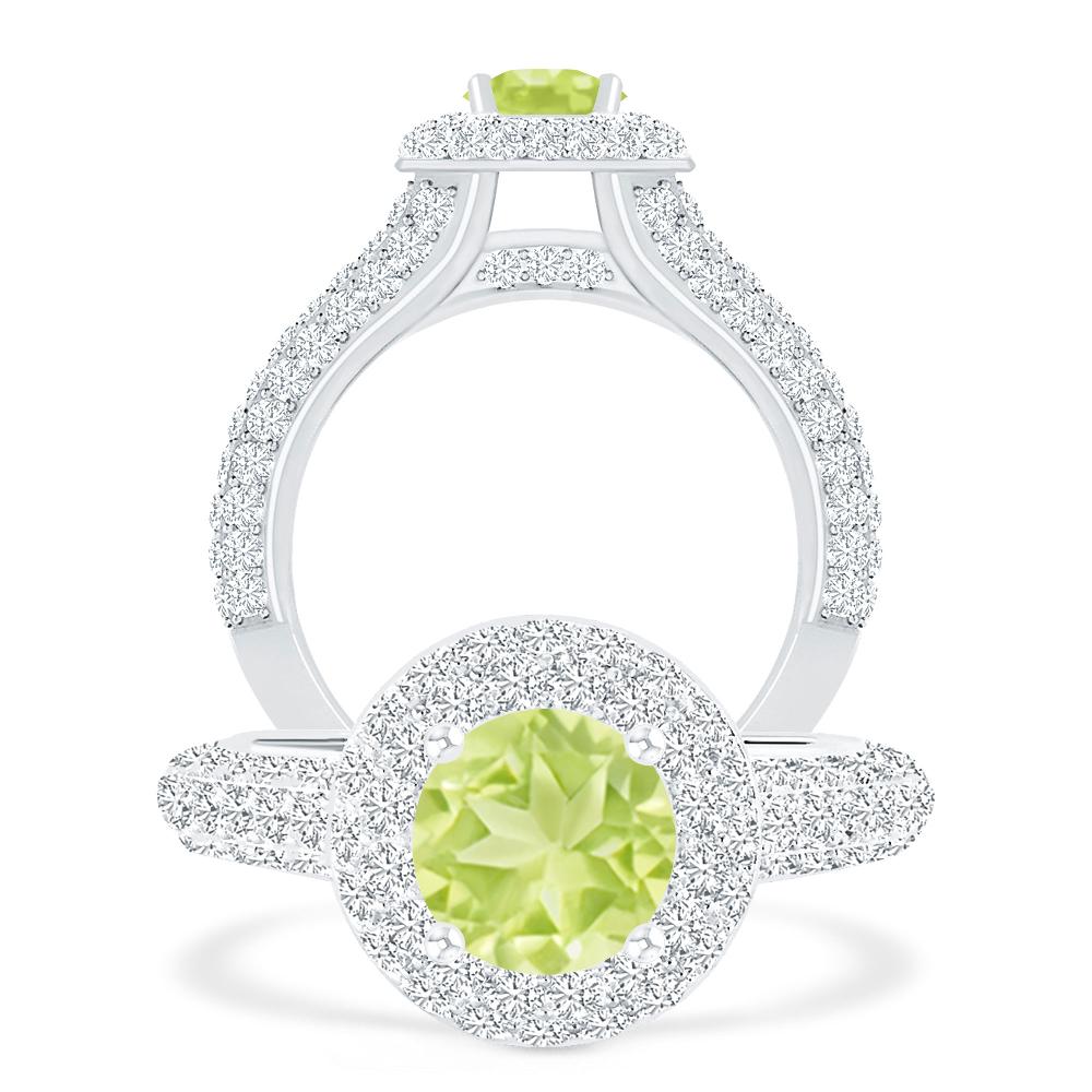 White Gold - Peridot