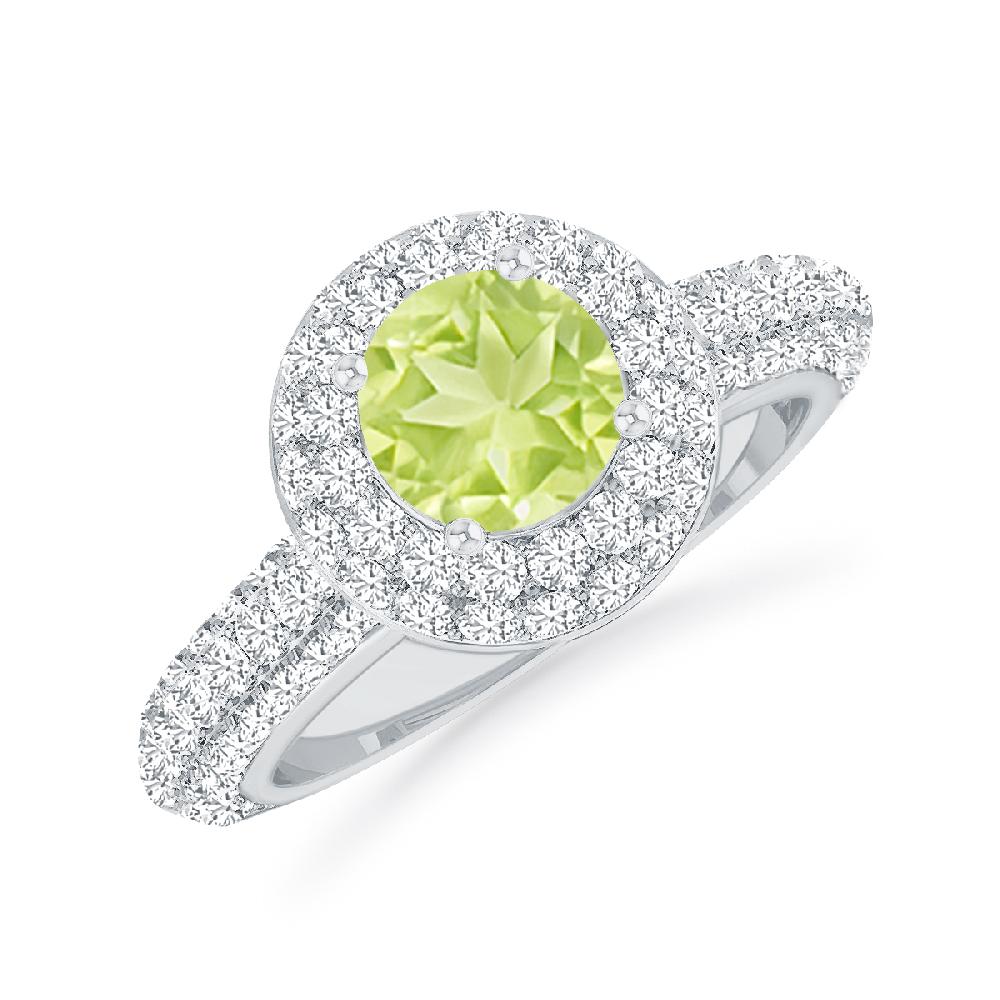 White Gold - Peridot