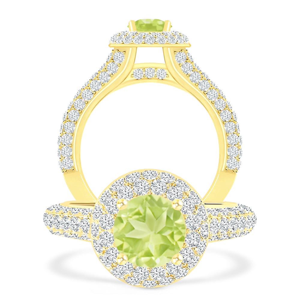 Yellow Gold - Peridot