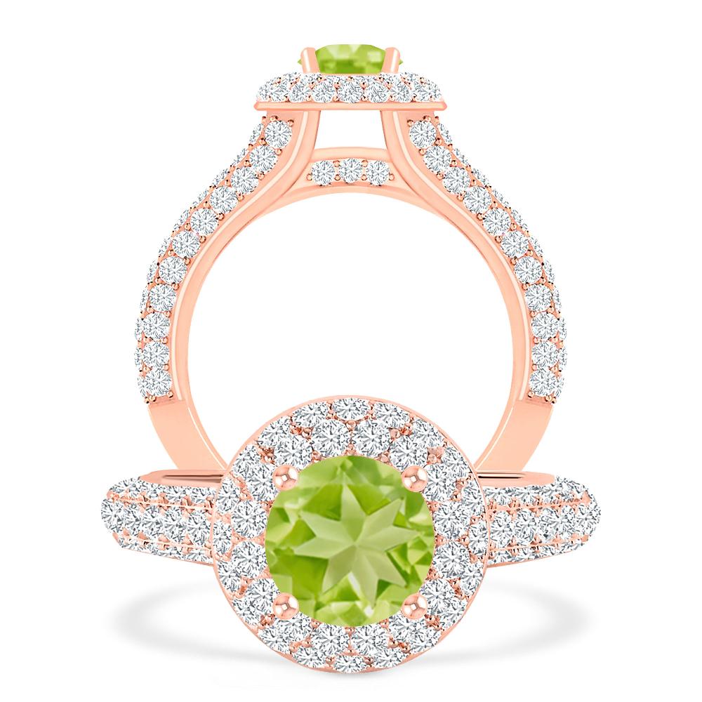 Rose Gold - Peridot