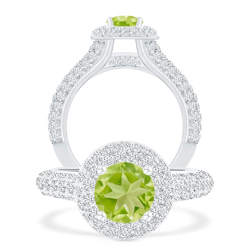 White Gold - Peridot