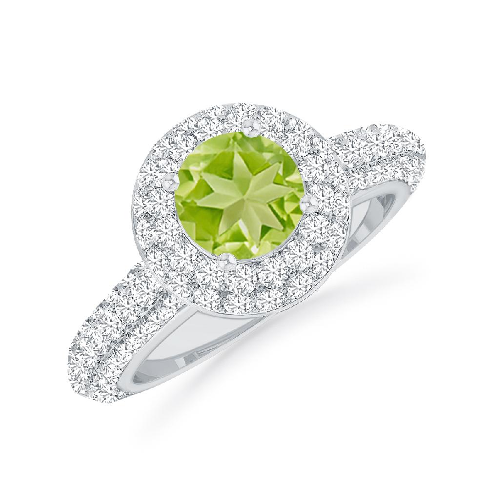 White Gold - Peridot