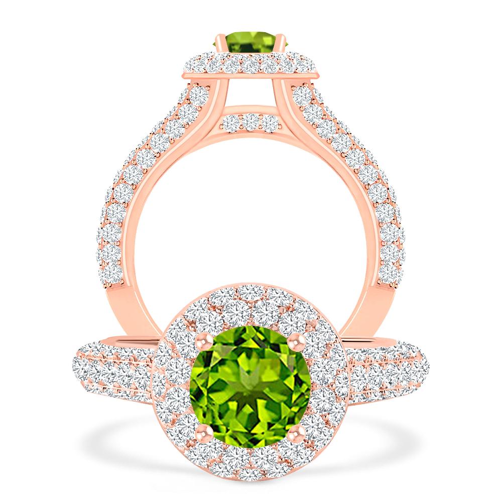 Rose Gold - Peridot