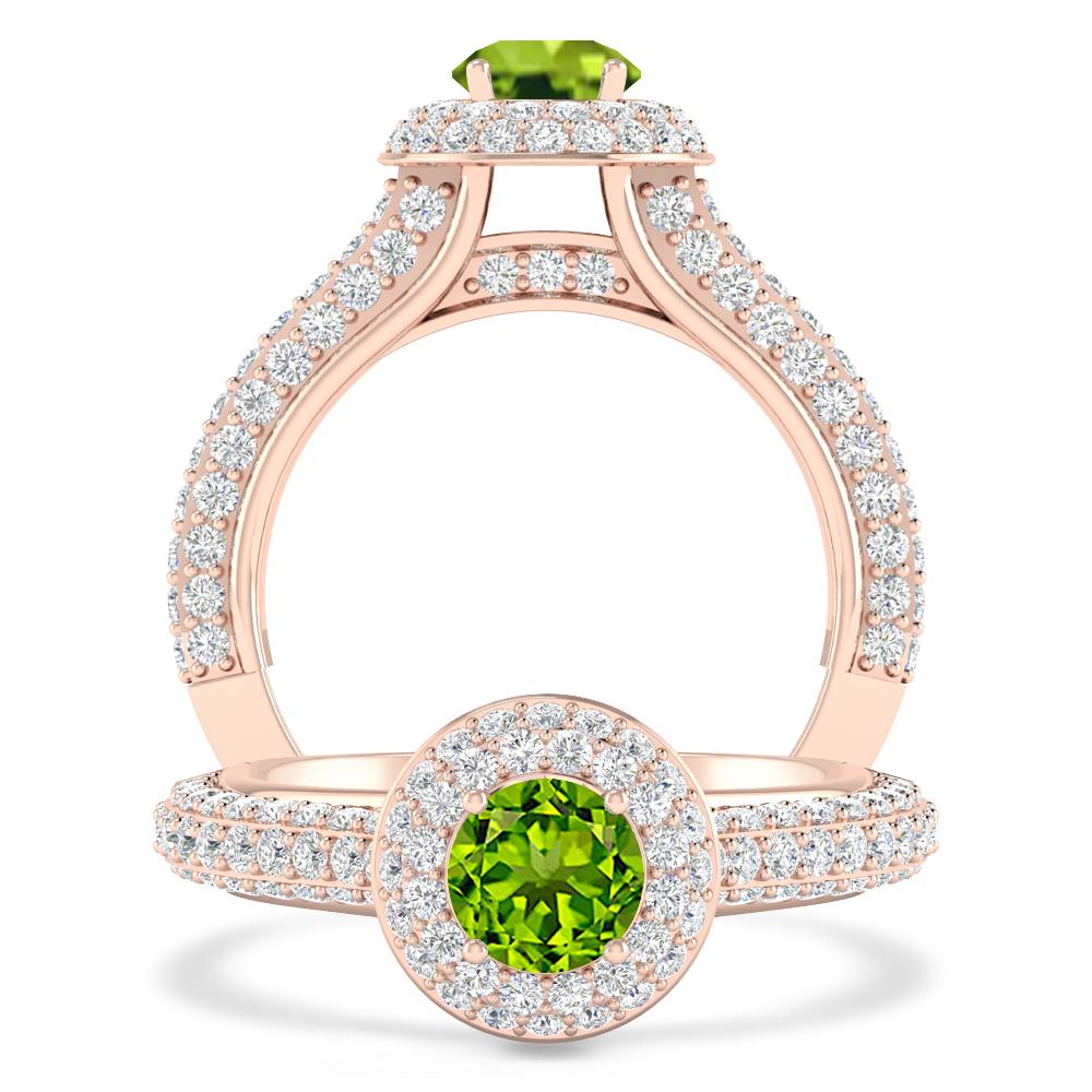 Rose Gold - Peridot