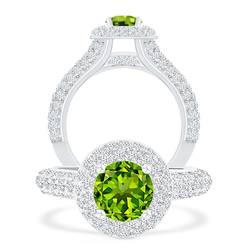 White Gold - Peridot