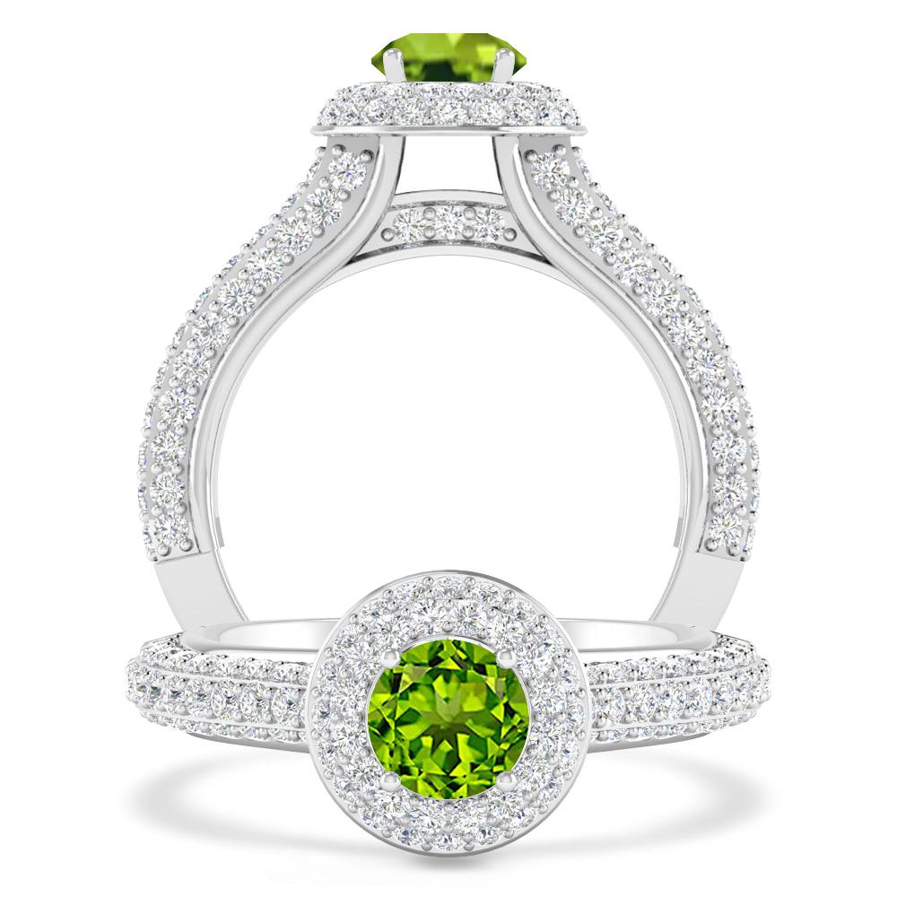 White Gold - Peridot