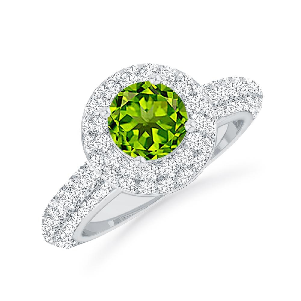 White Gold - Peridot