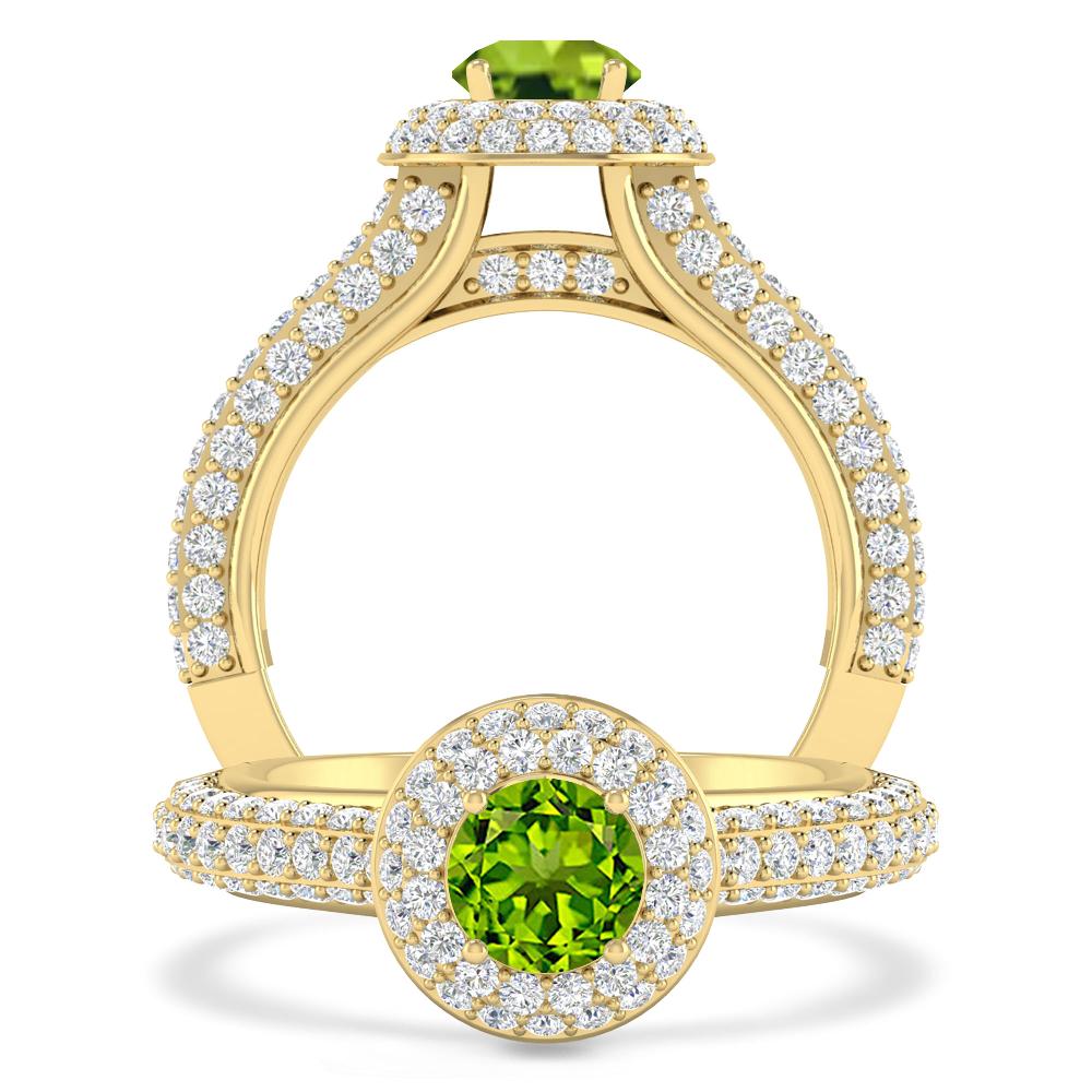 Yellow Gold - Peridot