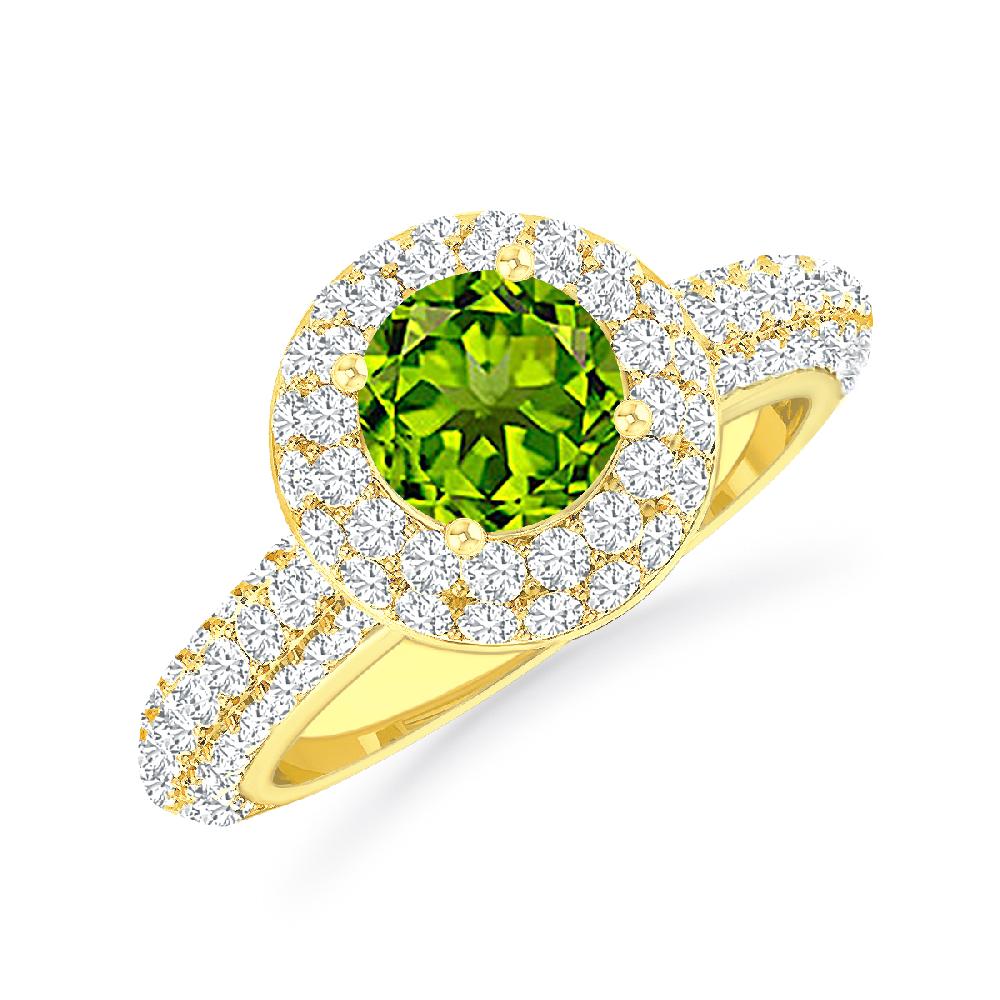 Yellow Gold - Peridot