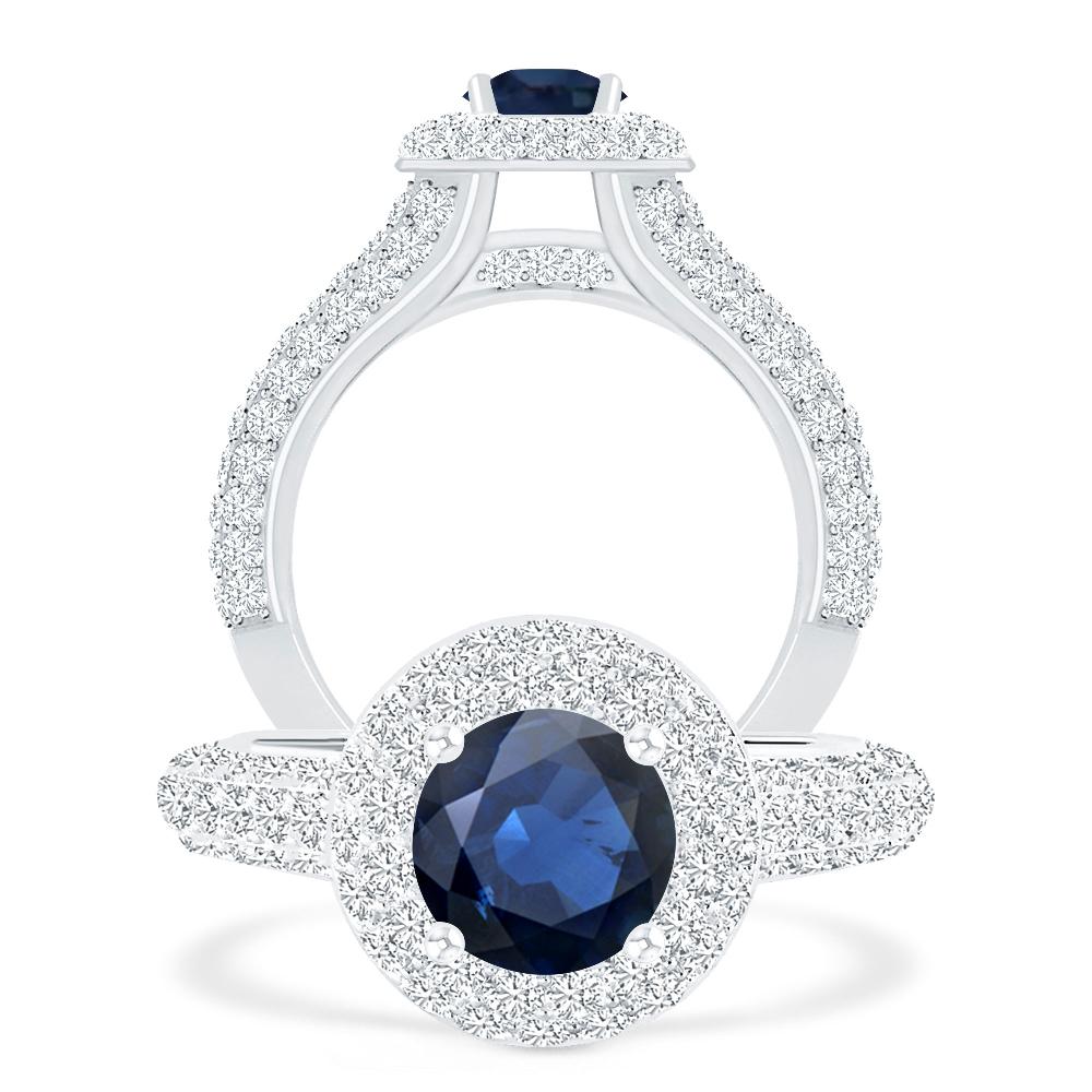 White Gold - Sapphire