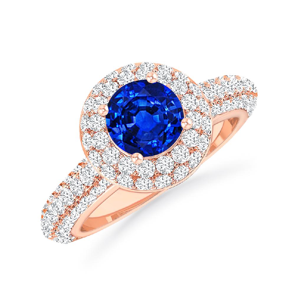 Rose Gold - Sapphire