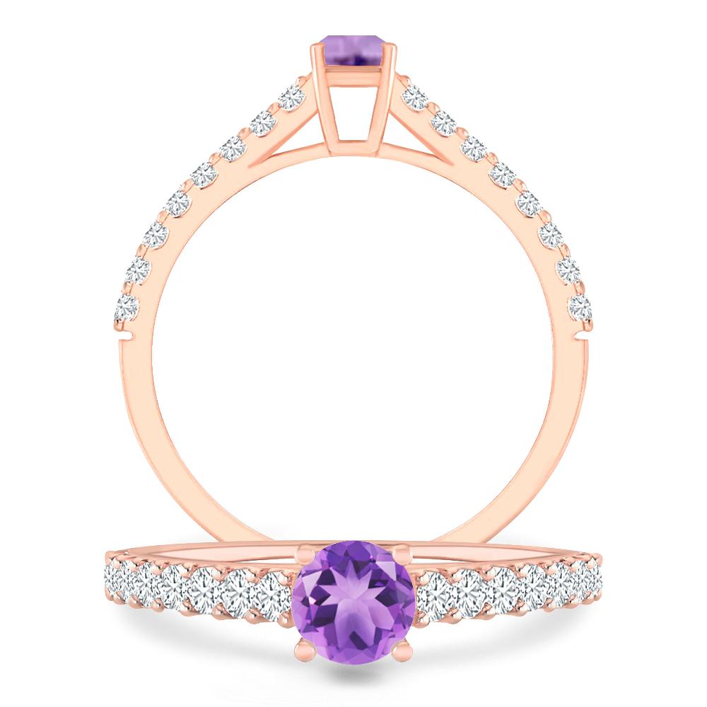 Rose Gold - Amethyst